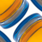 Preview: Paul Smith Duftkerze Daydreamer, Glasgefäss, gelb-blau, style